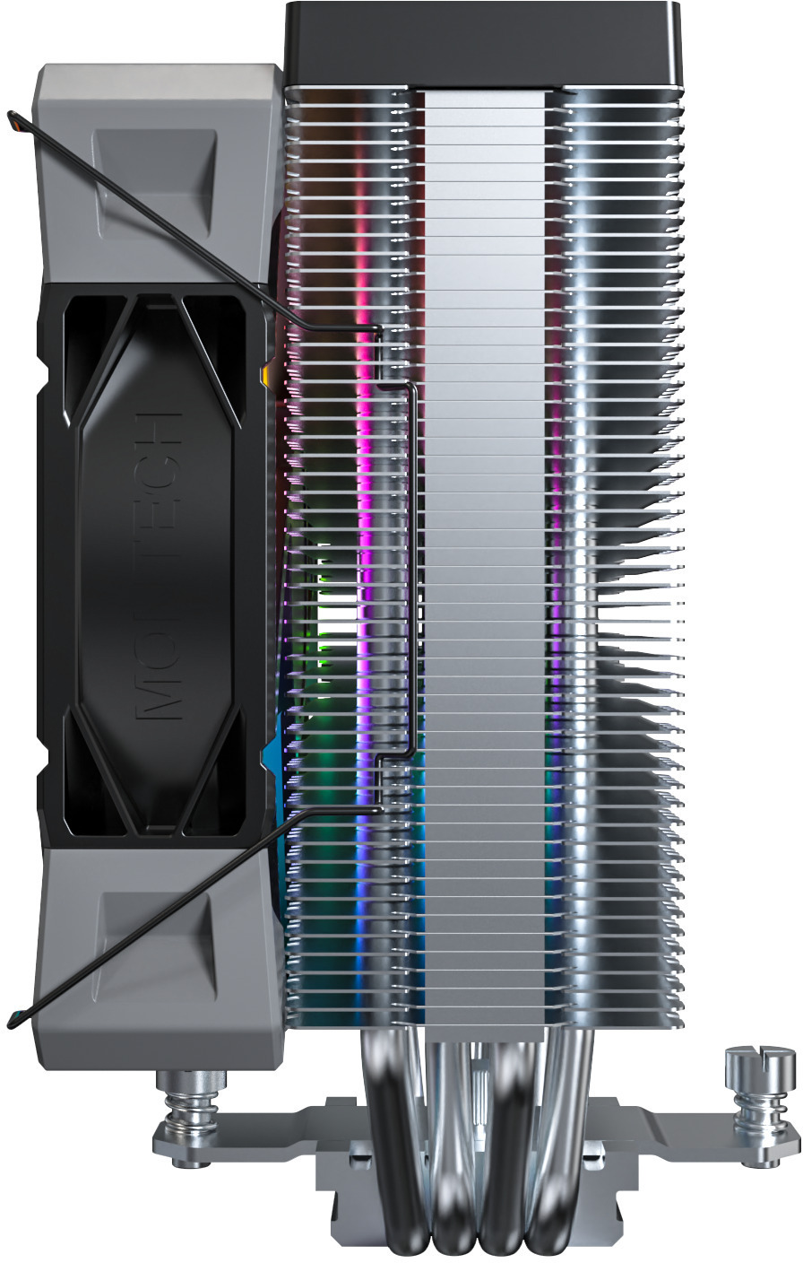Montech - Cooler CPU Montech NX400 120mm Negro ARGB
