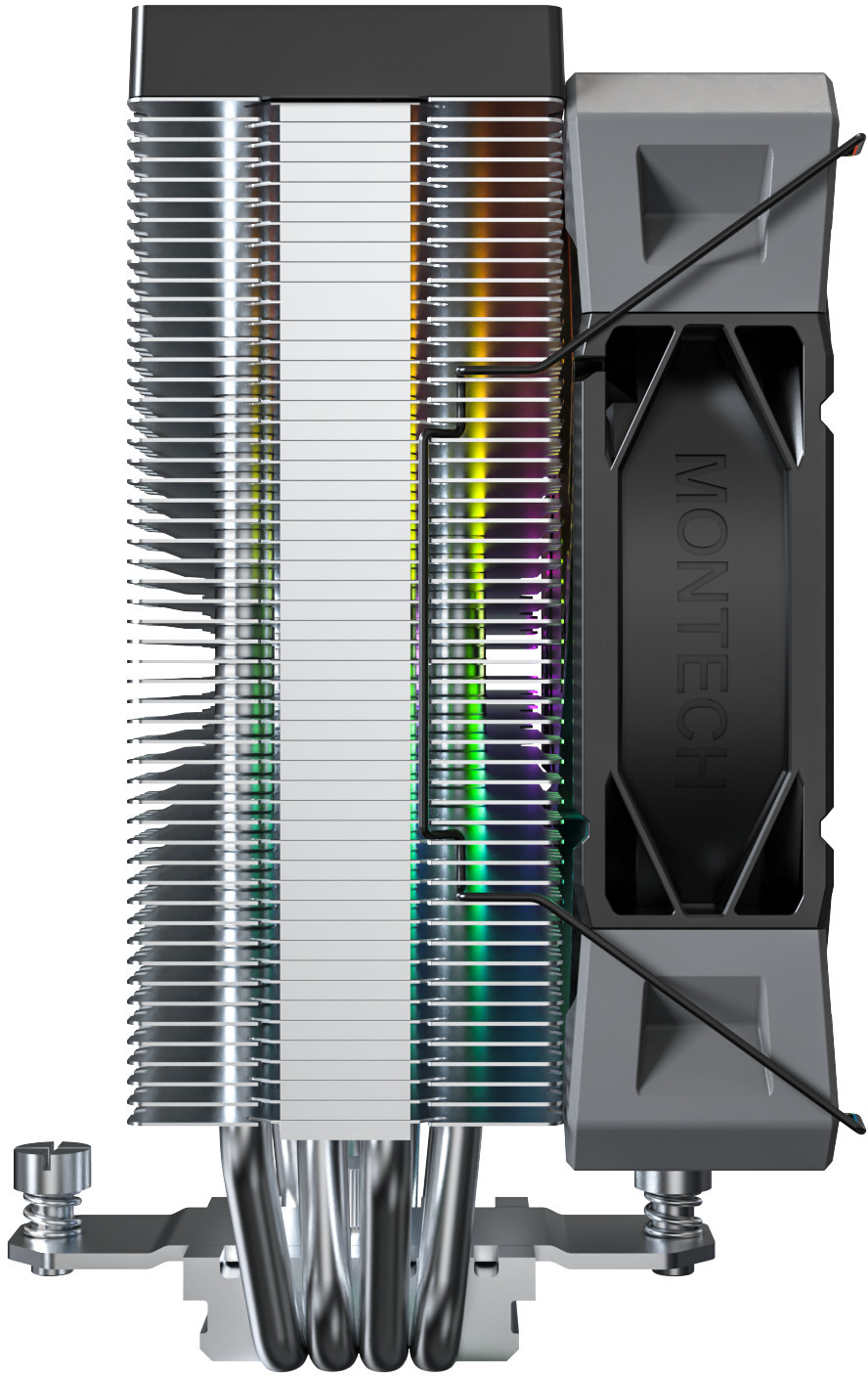 Montech - Cooler CPU Montech NX400 120mm Negro ARGB