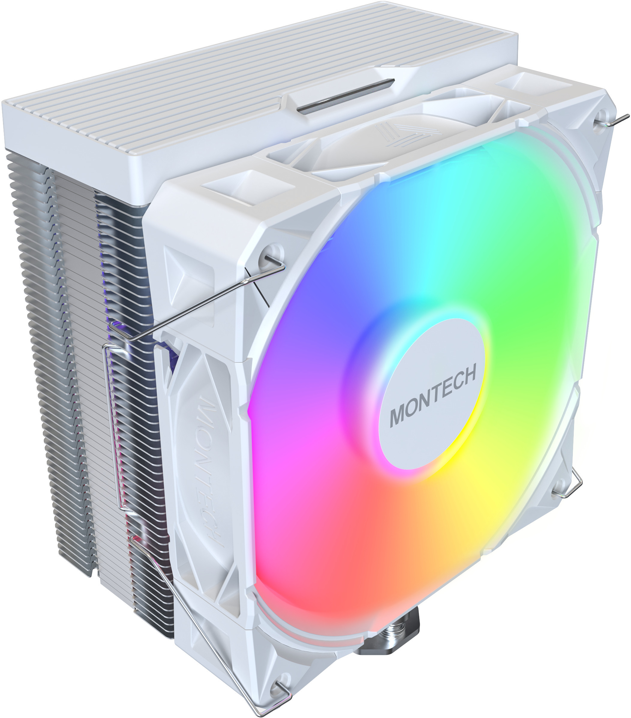Montech - Cooler CPU Montech NX400 120mm Blanco ARGB