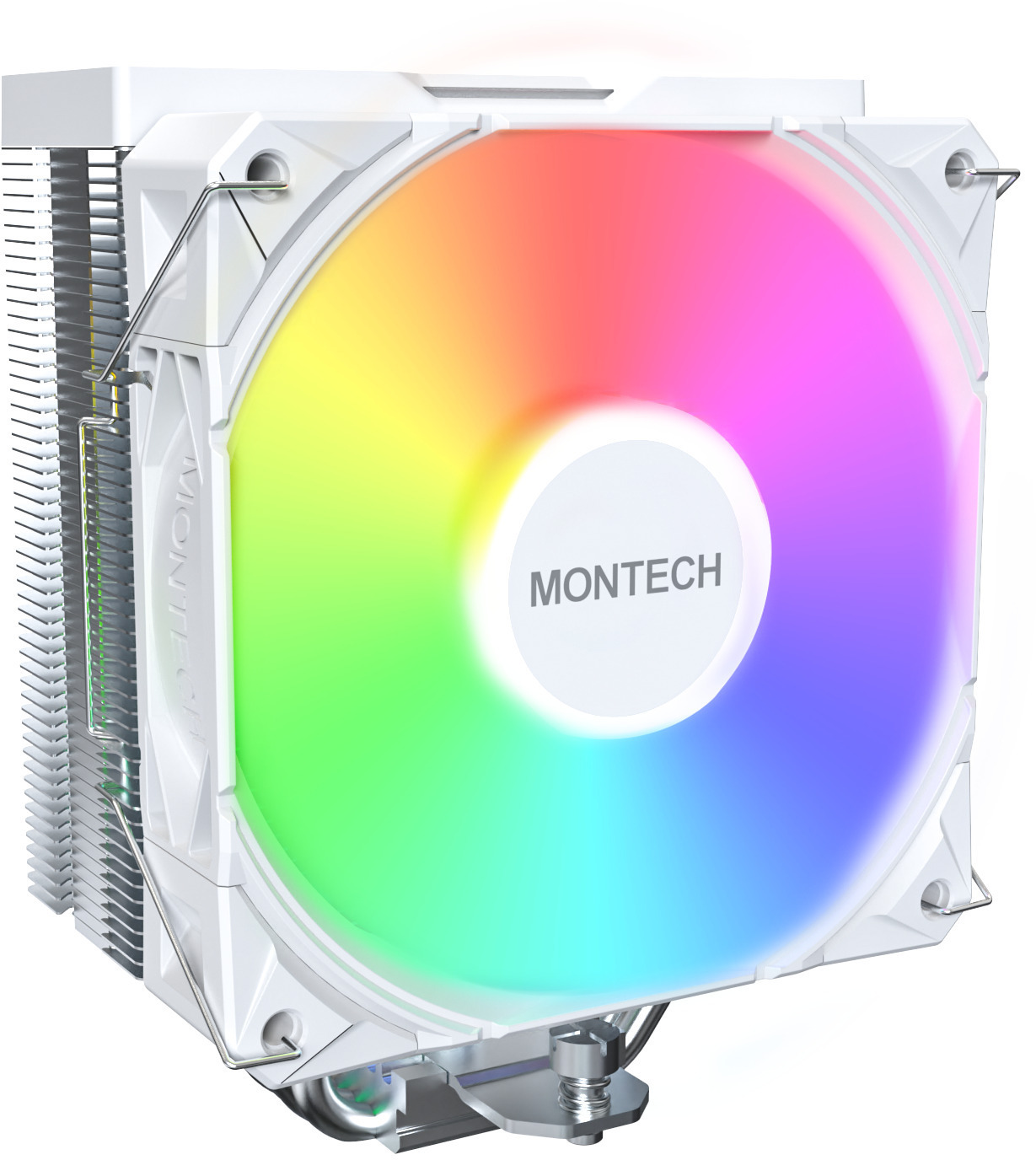Montech - Cooler CPU Montech NX400 120mm Blanco ARGB