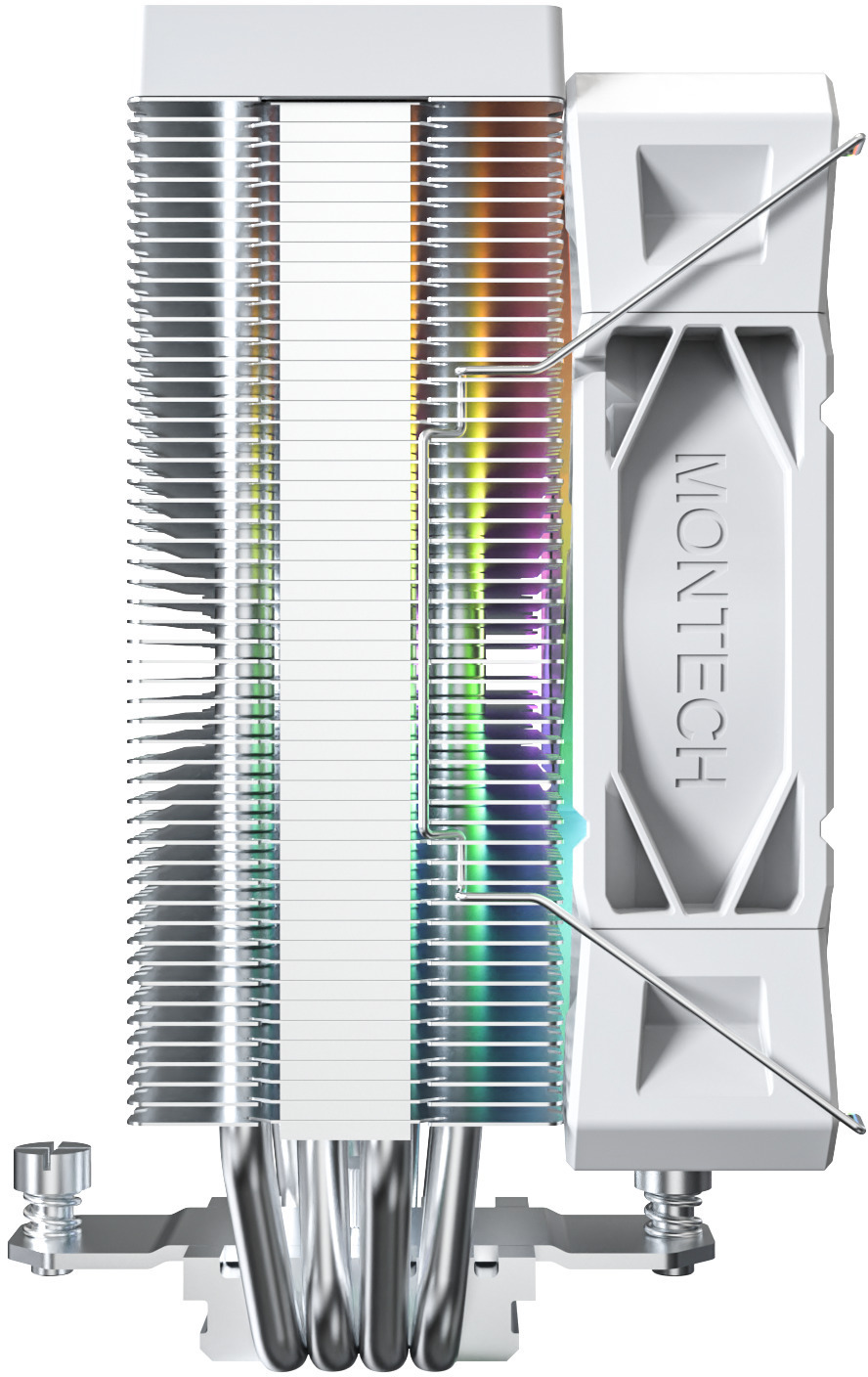 Montech - Cooler CPU Montech NX400 120mm Blanco ARGB