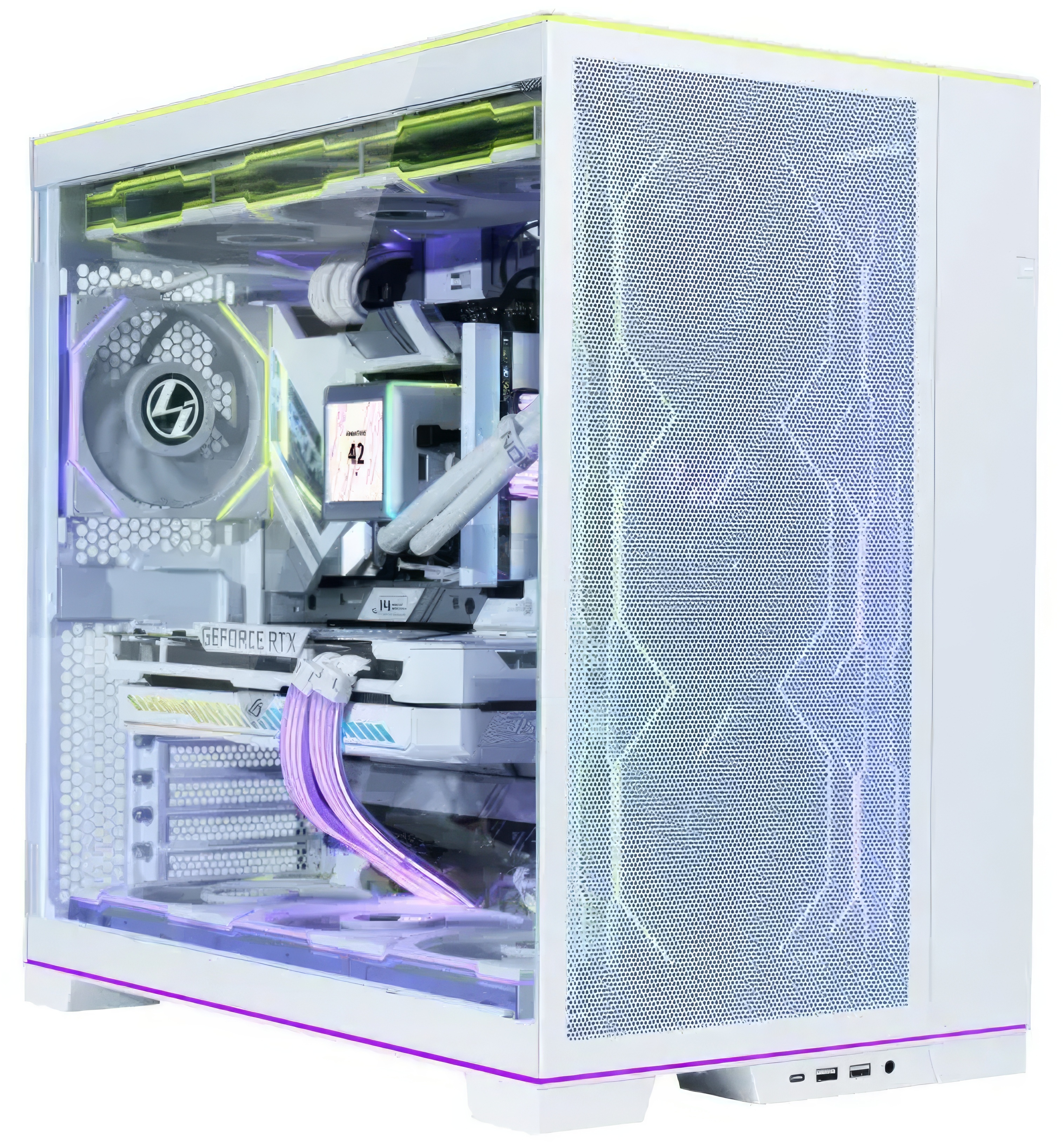 Lian Li - Panel Frontal en Mesh Opcional para Lian Li O11 Dynamic Evo RGB Blanco