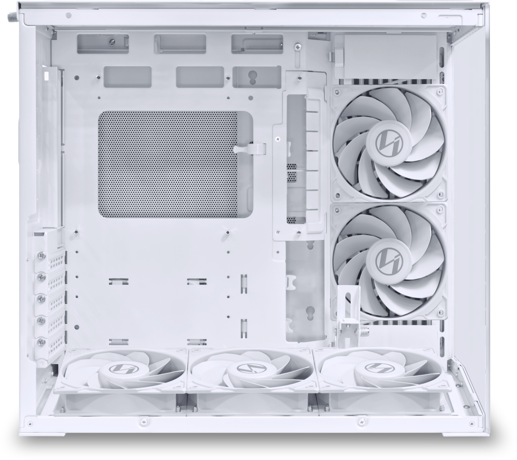 Lian Li - Caja ATX Lian Li O11 Mini V2 Flow Blanco