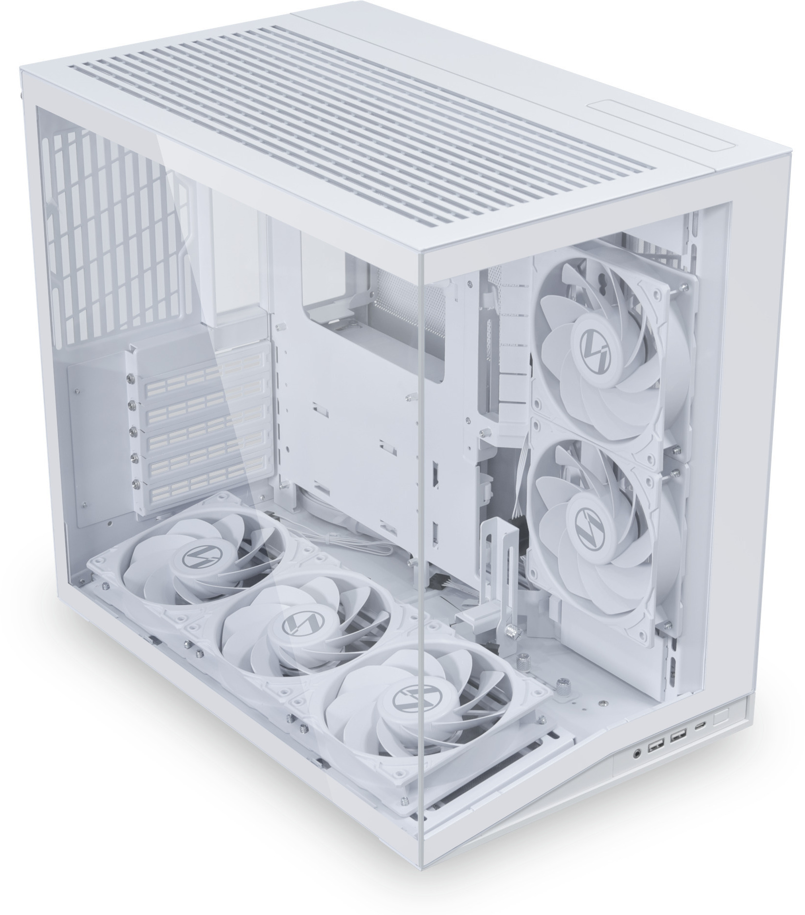 Lian Li - Caja ATX Lian Li O11 Mini V2 Flow Blanco
