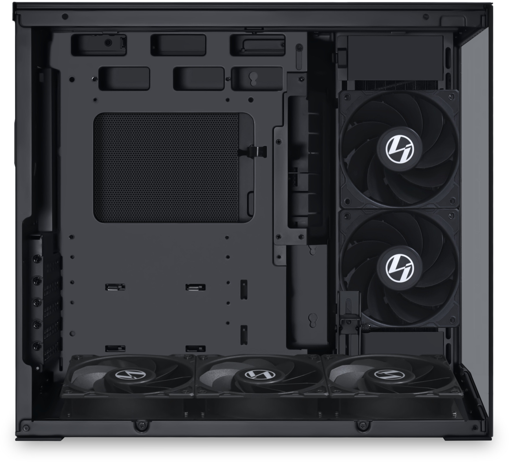 Lian Li - Caja ATX Lian Li O11 Mini V2 Flow Negro