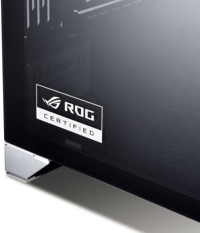 Lian Li - Caja E-ATX Lian Li O11 Dynamic ROG XL Edition Silver Vidrio Templado