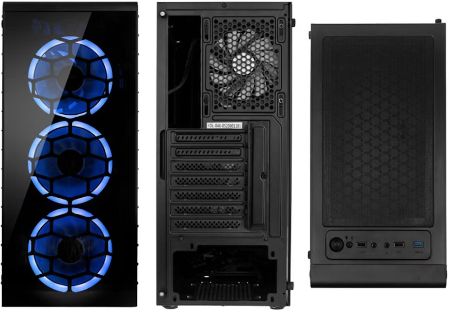 Kolink - **B Grade** Caja ATX Kolink Observatory Lite RGB Vidrio Templado