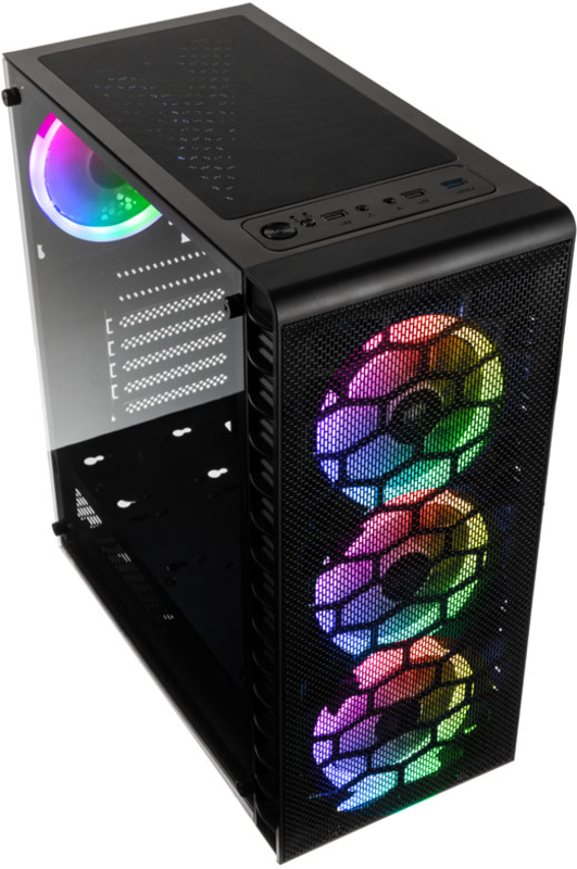 Kolink - Caja ATX Kolink Observatory Lite Mesh RGB Vidrio Templado