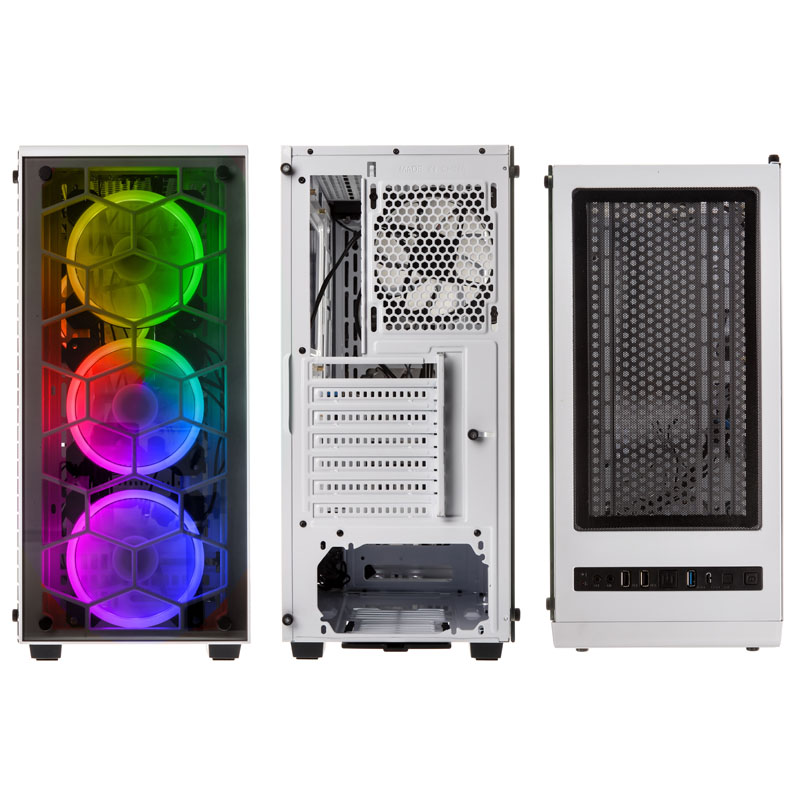 Kolink - Caja E-ATX Kolink Observatory RGB Vidrio Templado Blanco