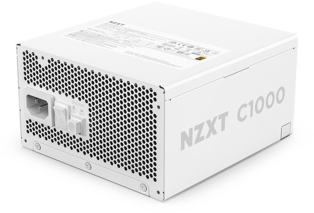 NZXT - Fuente Alimentación NZXT 1000W 80+ Gold ATX 3.1 PCIe 5.1 Blanca