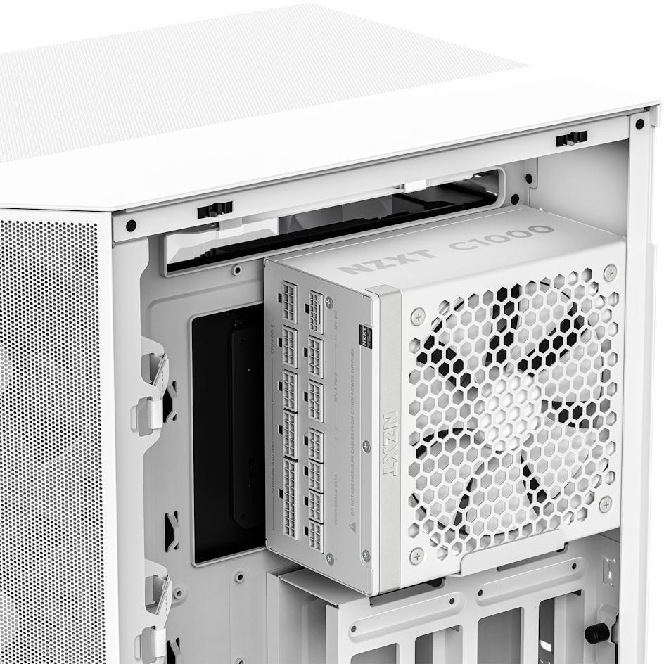 NZXT - Fuente Alimentación NZXT 1000W 80+ Gold ATX 3.1 PCIe 5.1 Blanca