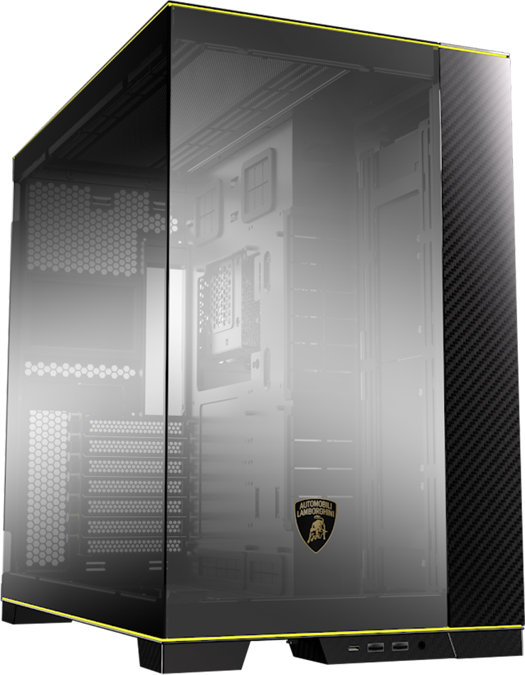 Lian Li - Caja E-ATX Lian Li O11 Dynamic Evo RGB Negro x Lamborghini Vidrio Templado