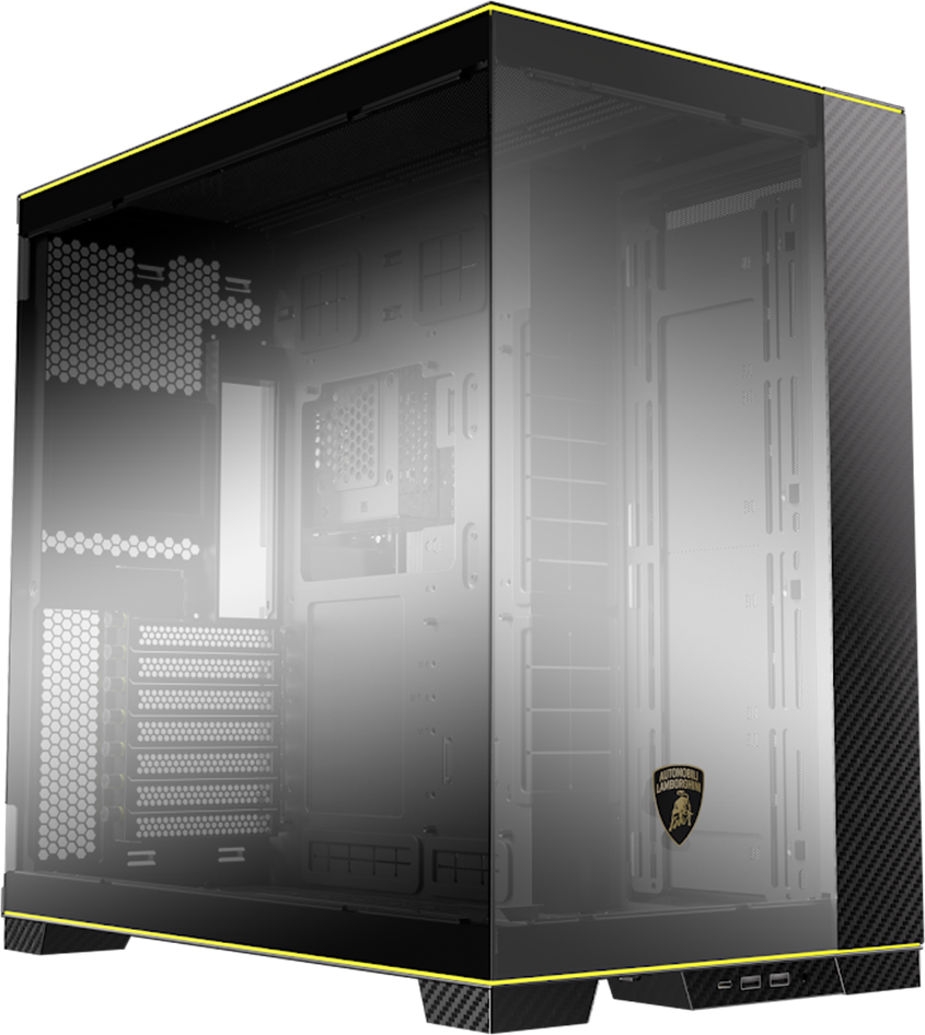 Lian Li - Caja E-ATX Lian Li O11 Dynamic Evo RGB Negro x Lamborghini Vidrio Templado