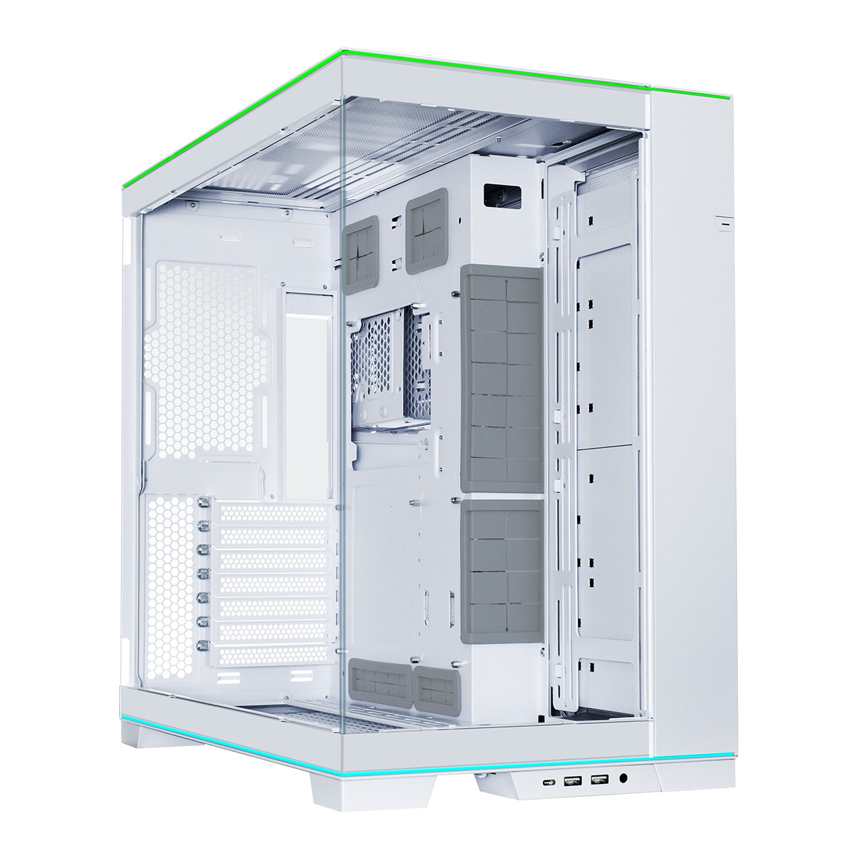 Caja E-ATX Lian Li PC-O11D Evo RGB Blanco Vidrio Templado