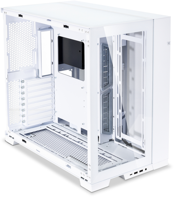 Lian Li - Caja E-ATX Lian Li O11 Dynamic Evo Blanco Vidrio Templado