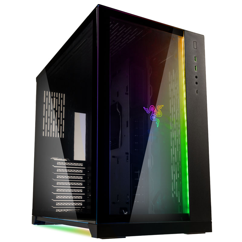 Lian Li - Caja E-ATX Lian Li O11 Dynamic Razer Edition Negro Vidrio Templado