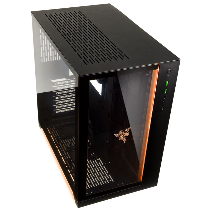 Lian Li - Caja E-ATX Lian Li O11 Dynamic Razer Edition Negro Vidrio Templado