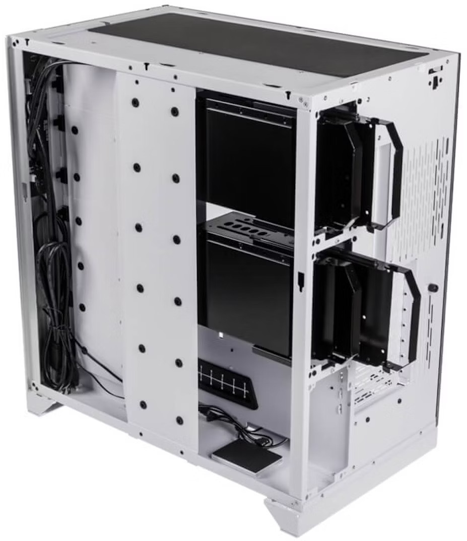 Lian Li - ** B Grade ** Caja E-ATX Lian Li O11 Dynamic ROG XL Edition Blanco Vidrio Templado