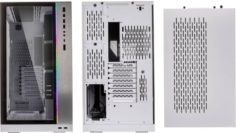 Lian Li - Caja E-ATX Lian Li O11 Dynamic ROG XL Edition Blanco Vidrio Templado