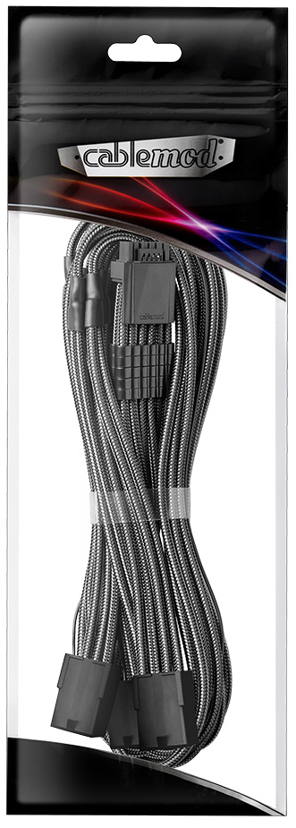 Cable CableMod Pro ModMesh 12VHPWR 3x PCI-e 45cm Carbono