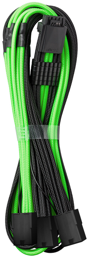 CableMod - Cable CableMod Pro ModMesh 12VHPWR 3x PCI-e 45cm Negro y Verde