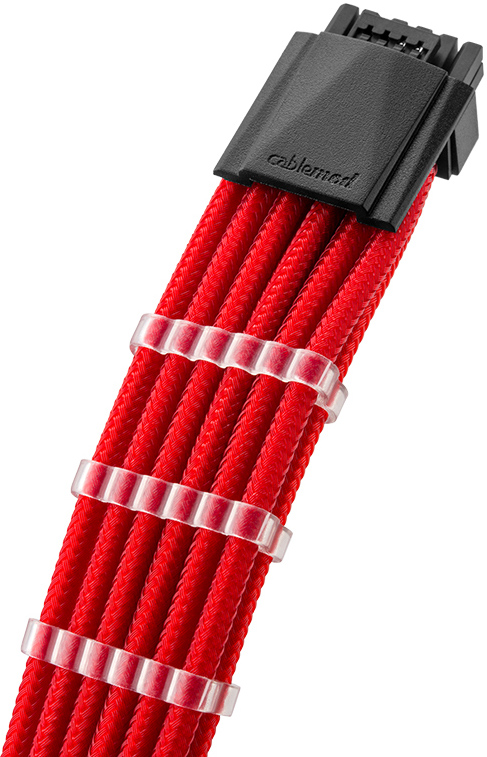 CableMod - Cable CableMod Pro ModMesh 12VHPWR 3x PCI-e 45cm Rojo