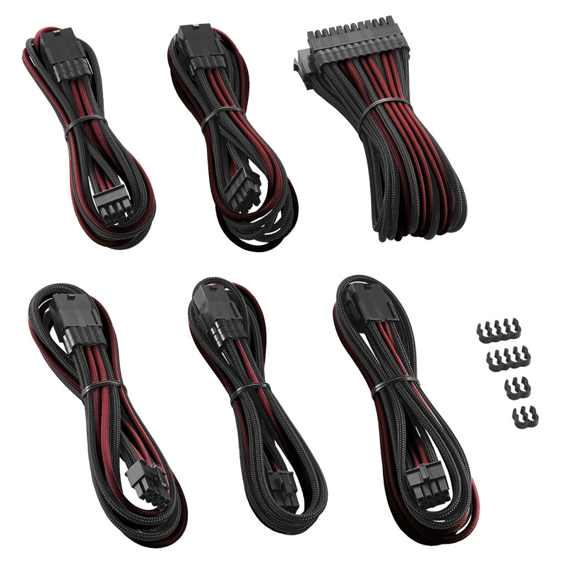 CableMod - Kit de Expansión CableMod PRO - Negro/Rojo Sangre