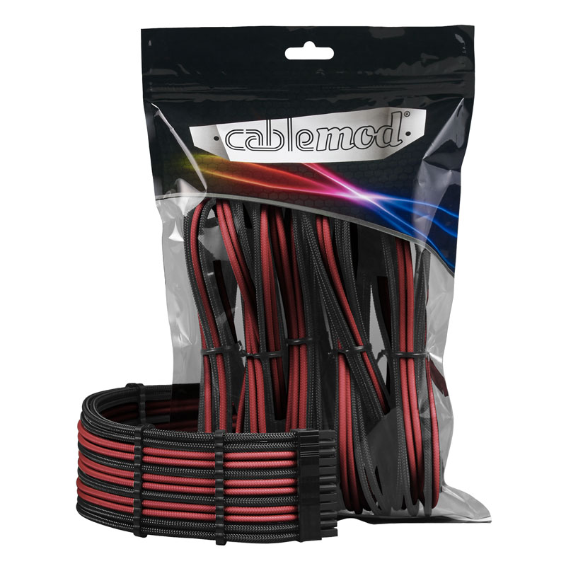 CableMod - Kit de Expansión CableMod PRO - Negro/Rojo Sangre