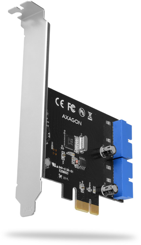 AXAGON - Adaptador PCIe AXAGON PCEA-PSN, 4x interno USB-3.0 - VIA Labs VL805 Chipset