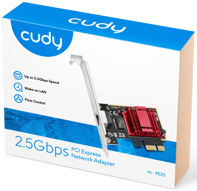 Cudy - Tarjeta de Red Cudy PCI Express PE25 2.5Gbps