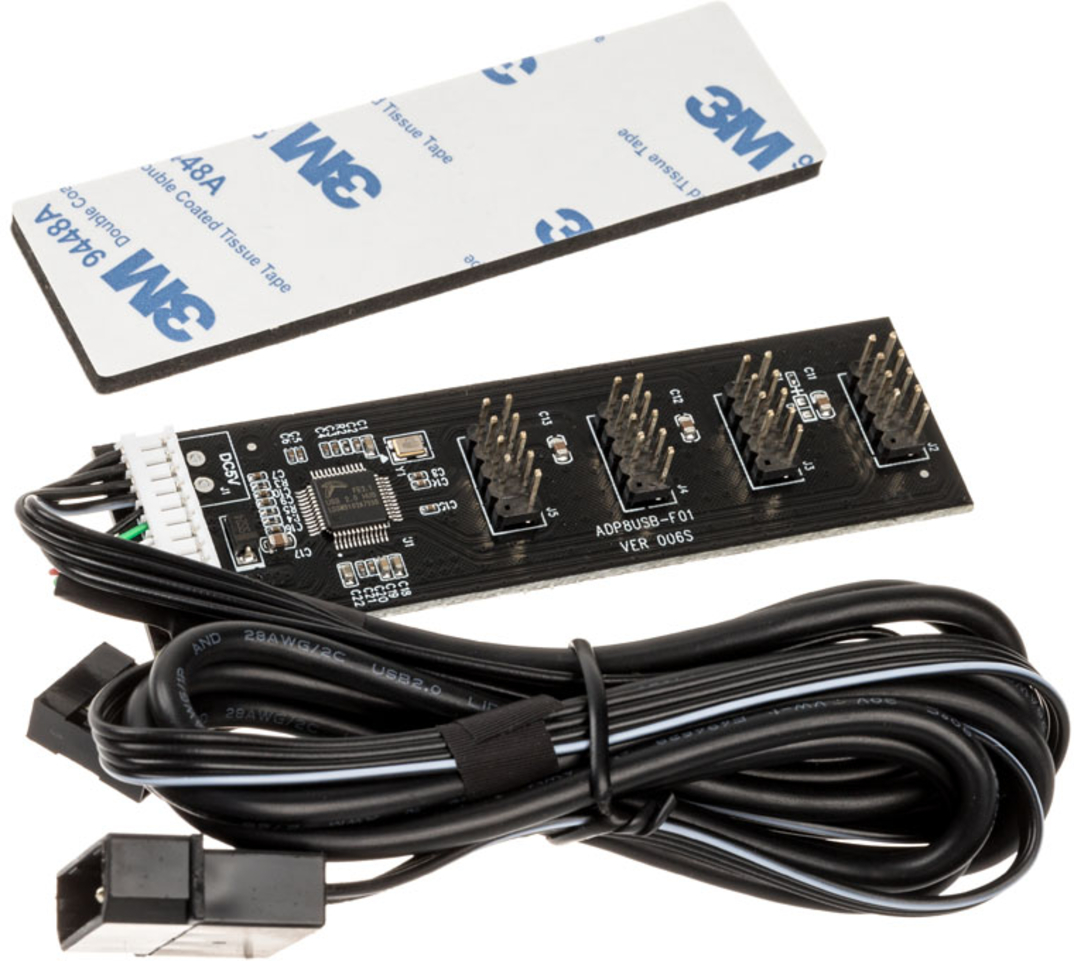 Kolink - HUB interno Kolink USB 2.0 - Incluy Cable 60CM USB y Molex