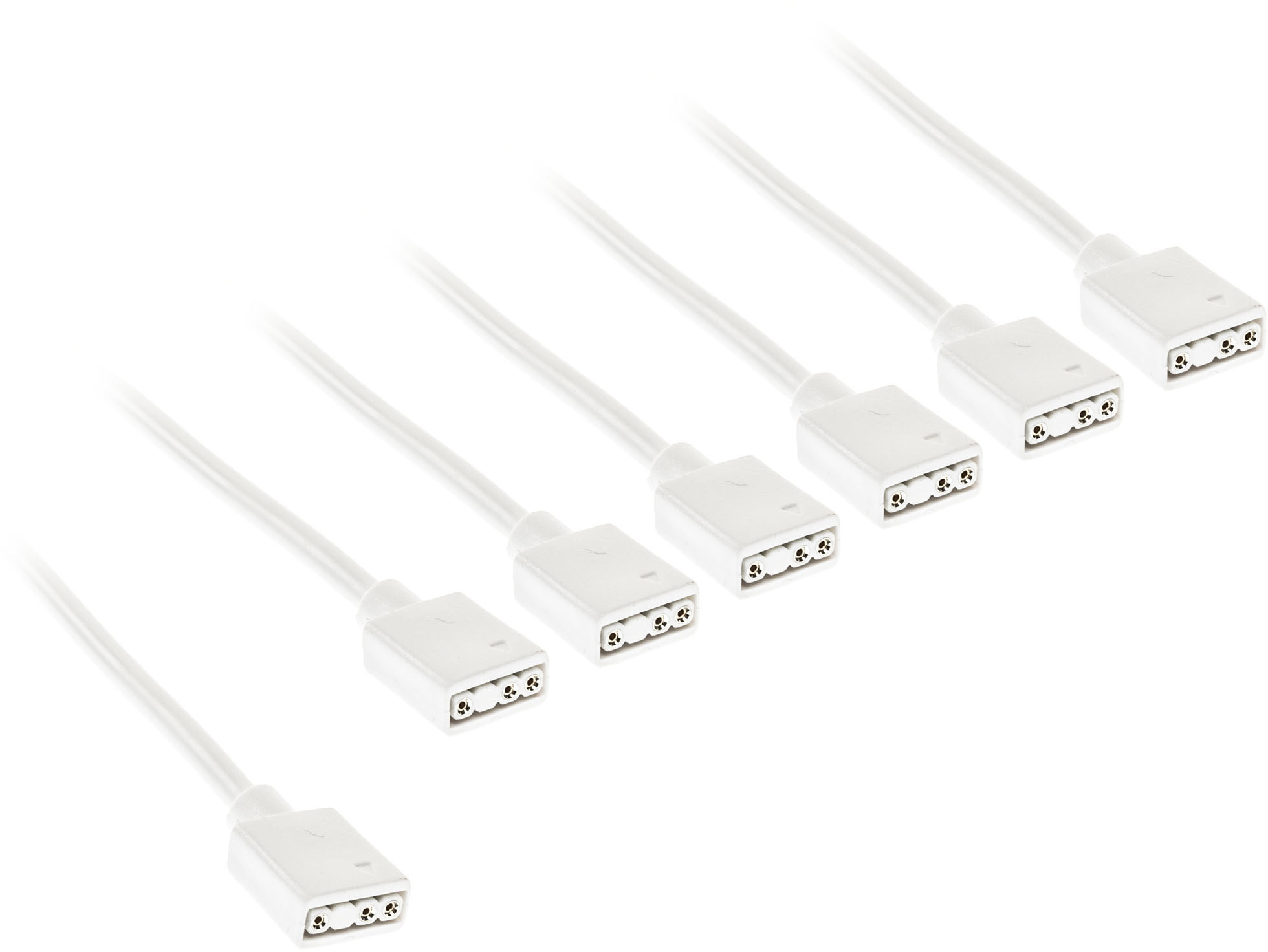 Kolink - Cable Splitter Kolink 1-6 ARGB 30cm Blanco