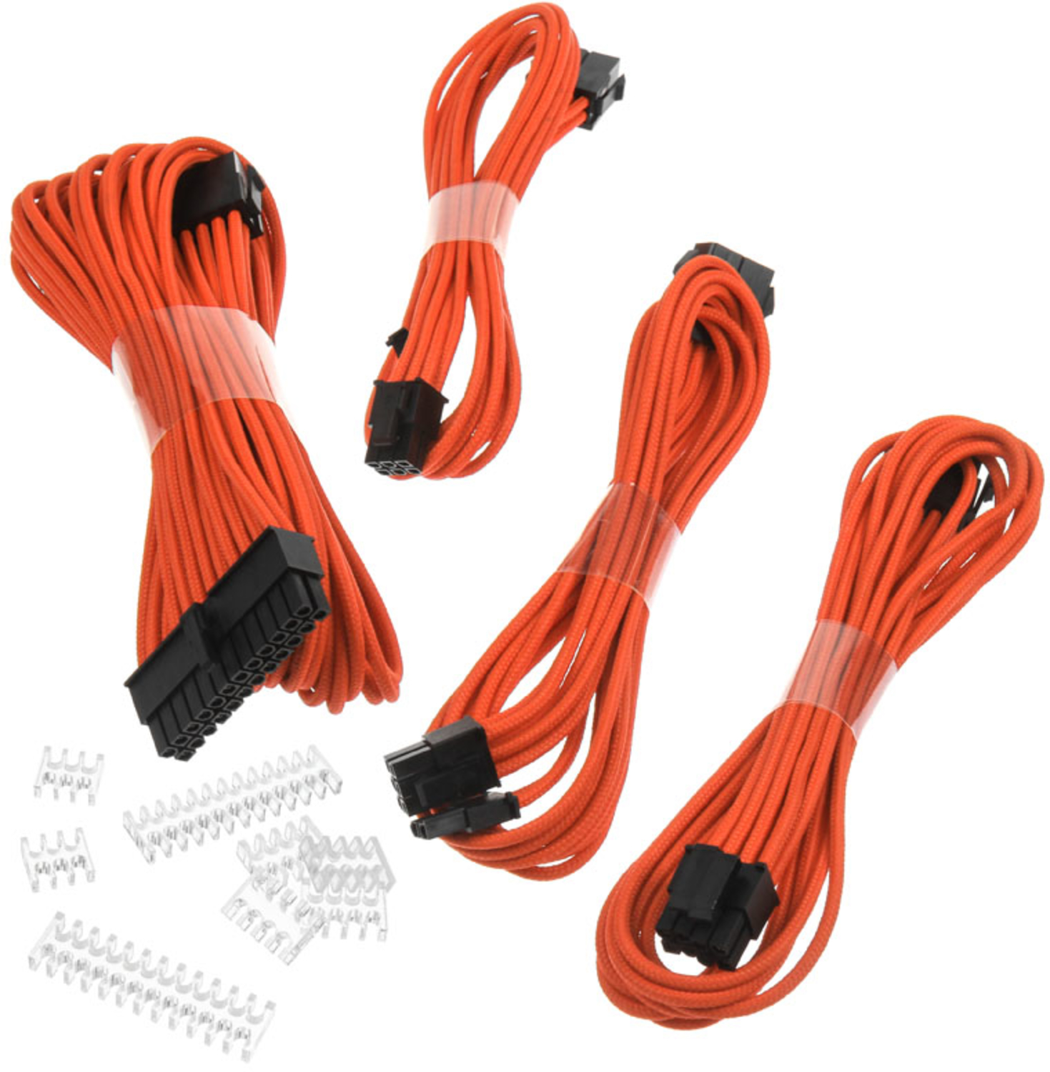 Kit de Expansión Phanteks Cables Sleeved 50cm Naranja