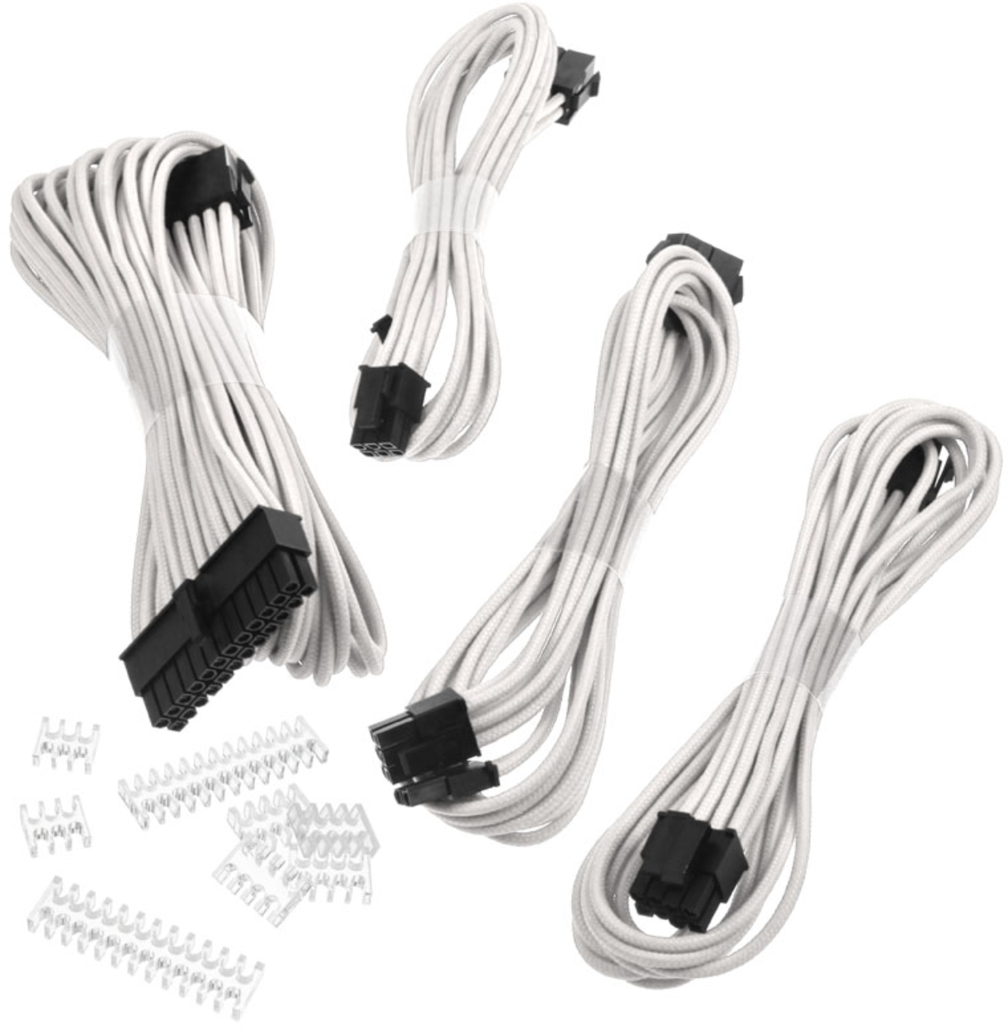 Kit de Expansión Phanteks Cables Sleeved 50cm Blanco