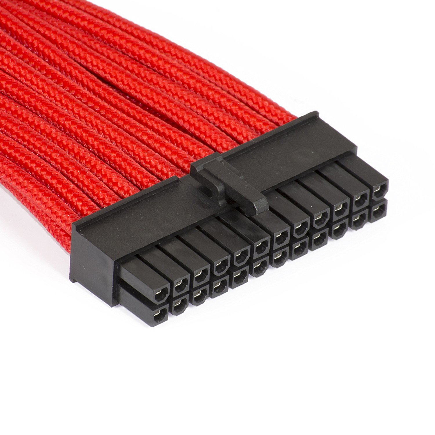 Phanteks - Cable PSU Phanteks Sleeved 24-Pines ATX 50cm Rojo