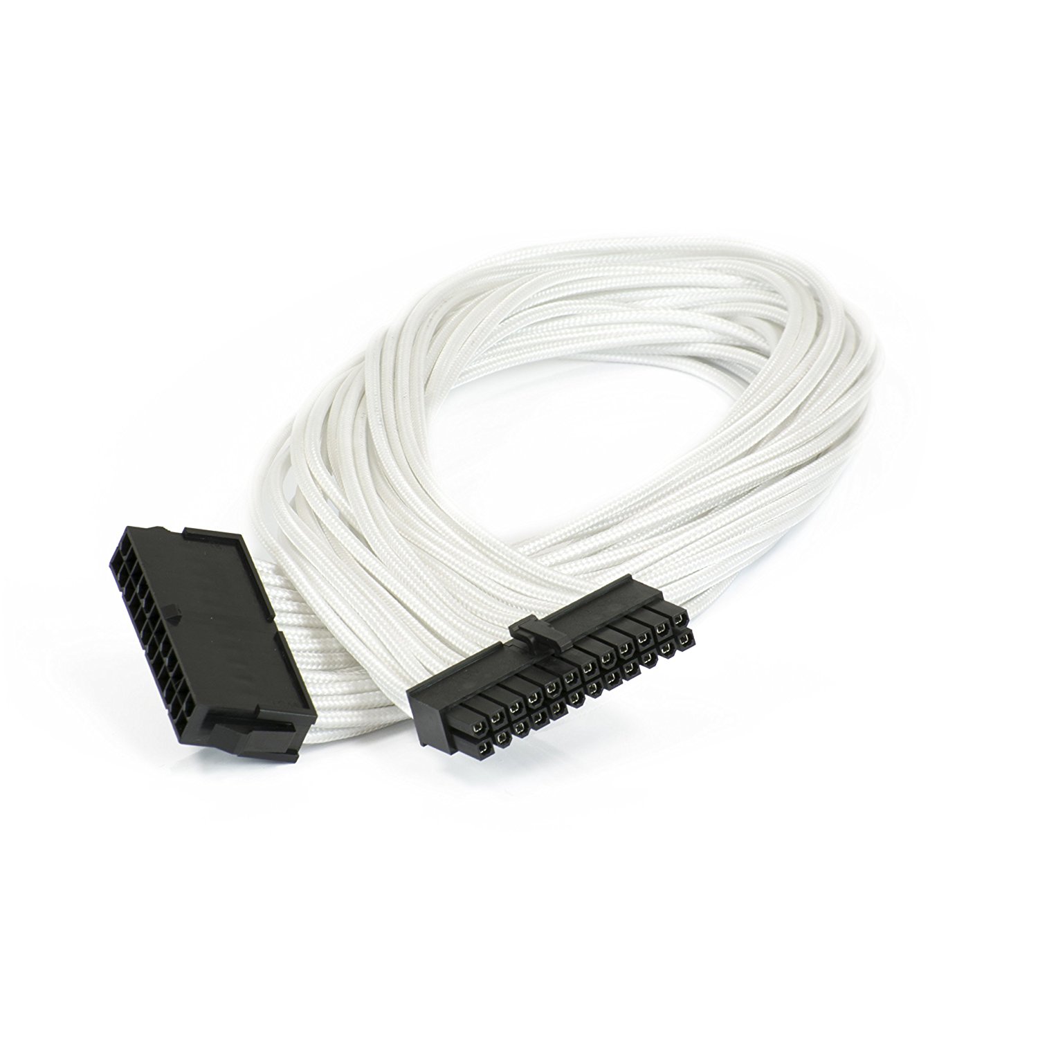 Cable PSU Phanteks Sleeved 24-Pines ATX 50cm Blanco