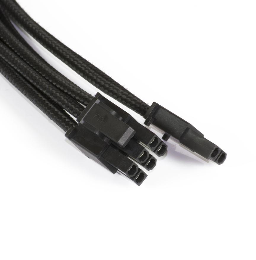 Phanteks - ** B Grade ** Cable PSU Phanteks Sleeved 6+2-Pin PCIe 50cm Negro