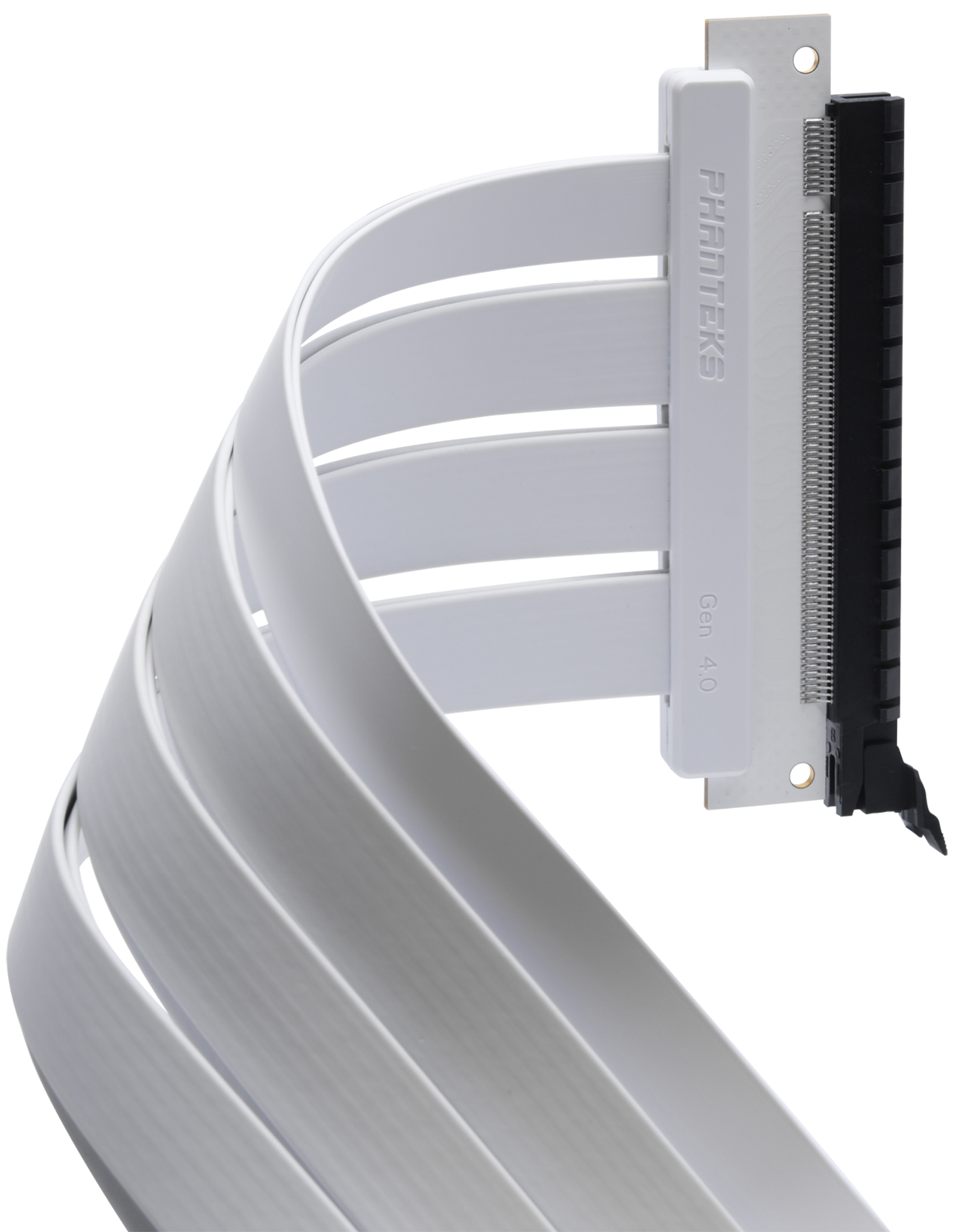 Phanteks - Cable Phanteks PCI-E 4.0x Tira Riser 16 90 Graus,22cm Blanco