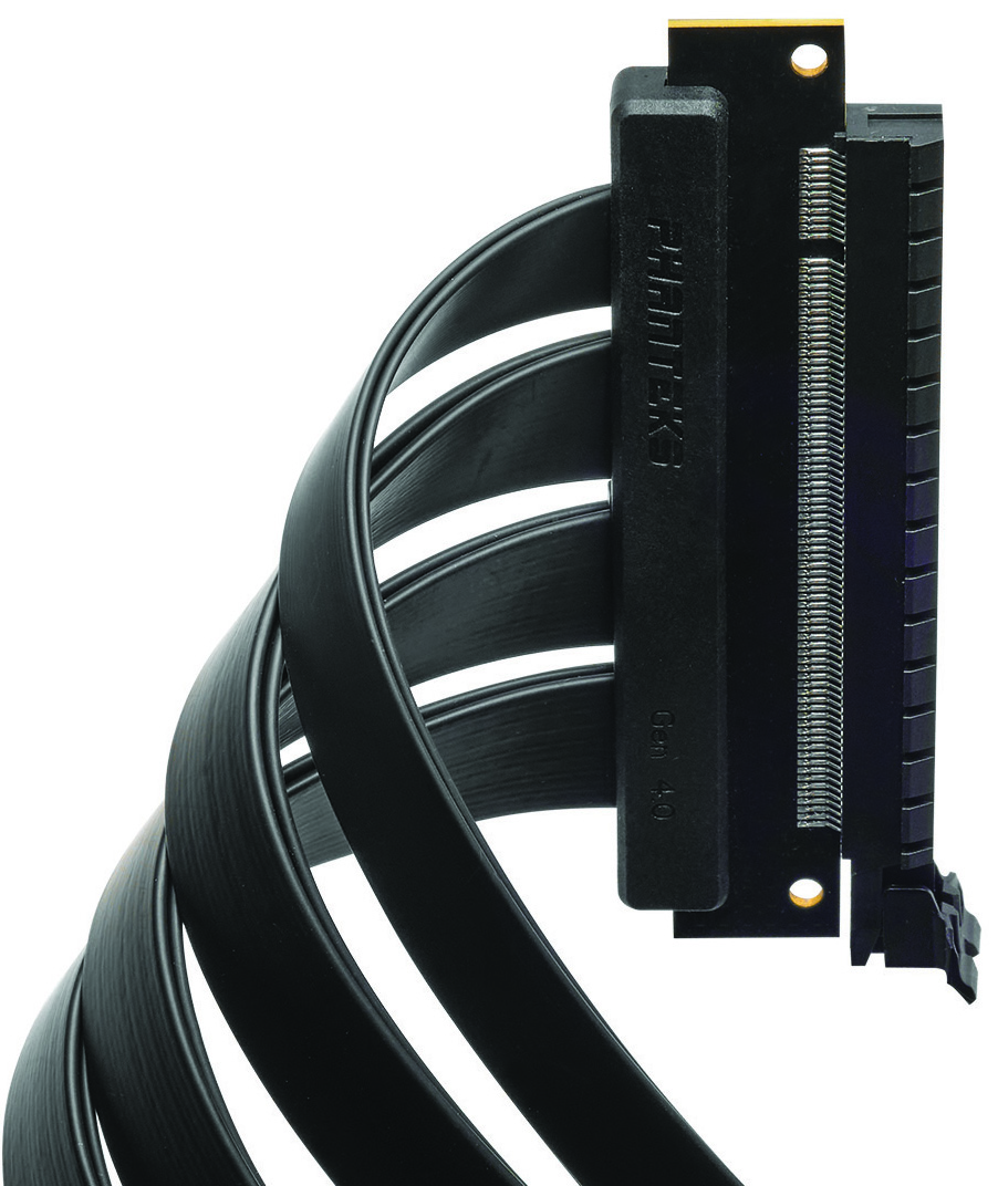 Phanteks - Cable Phanteks PCI-E 4.0xTira Riser 16 90 Graus,60cm Negro
