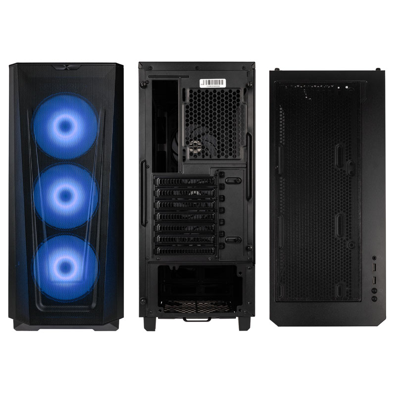 Phanteks - Caja ATX Phanteks Eclipse G360A Vidrio Templado Negro