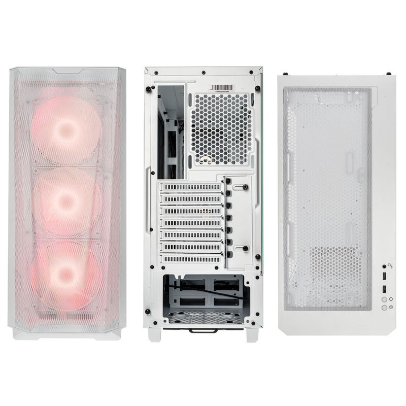 Phanteks - Caja ATX Phanteks Eclipse G360A Vidrio Templado Blanco