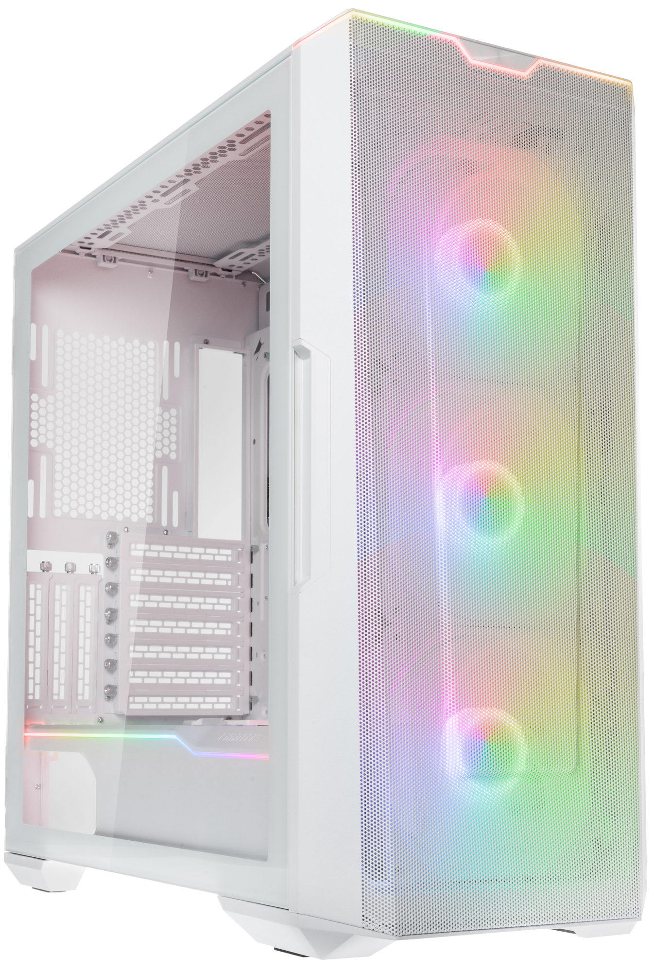 Caja ATX Phanteks Eclipse G500A D-RGB Vidrio Templado Blanco Mate