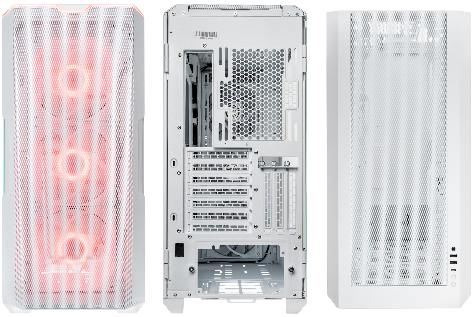 Phanteks - Caja ATX Phanteks Eclipse G500A D-RGB Vidrio Templado Blanco Mate