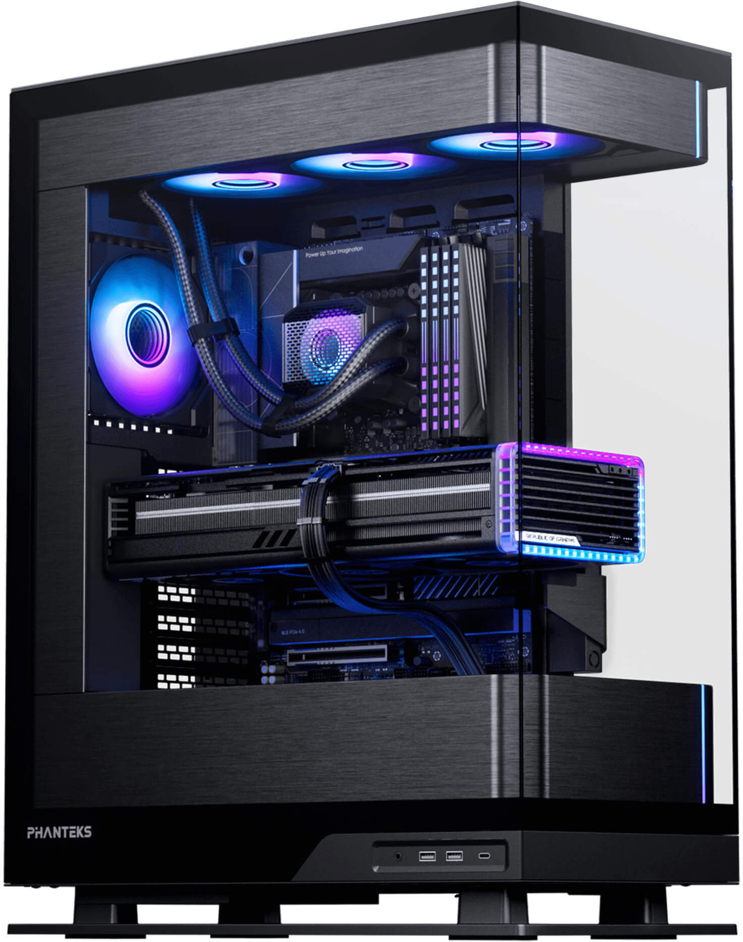 Phanteks - Caja ATX Phanteks Evolv Series X2 Vidro Temperado DRGB Negro