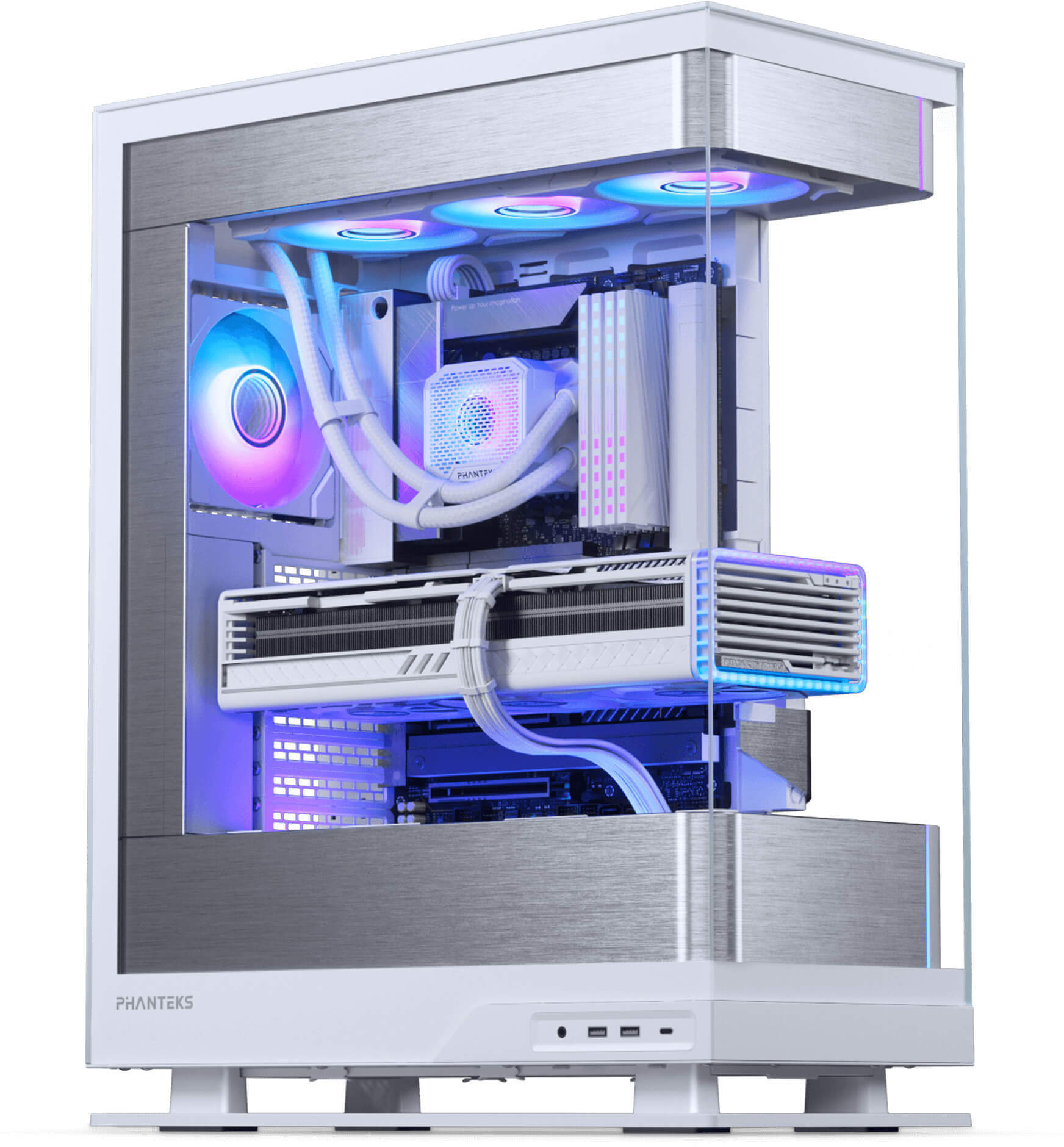 Phanteks - Caja ATX Phanteks Evolv Series X2 Vidro Temperado DRGB Blanco