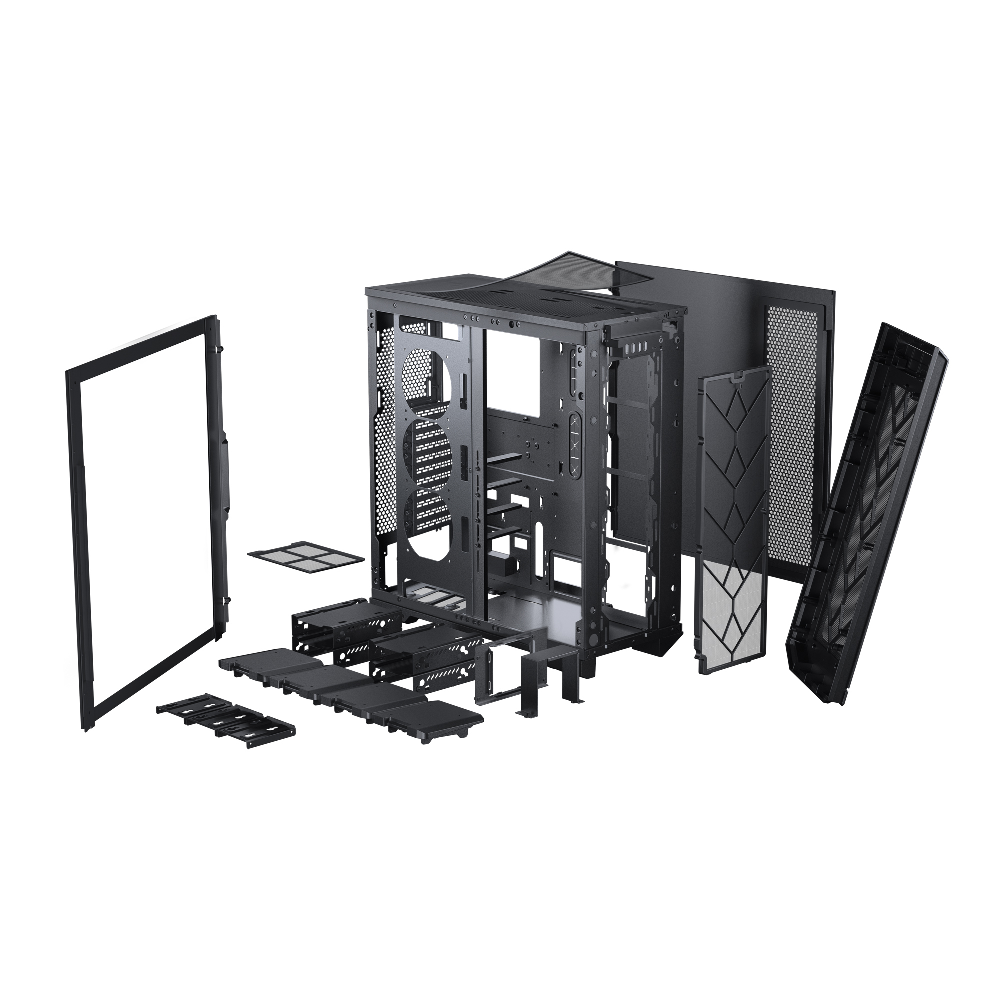 Phanteks - Caja E-ATX Phanteks Enthoo Pro 2 Server XL-EBB Vidrio Templado Negro