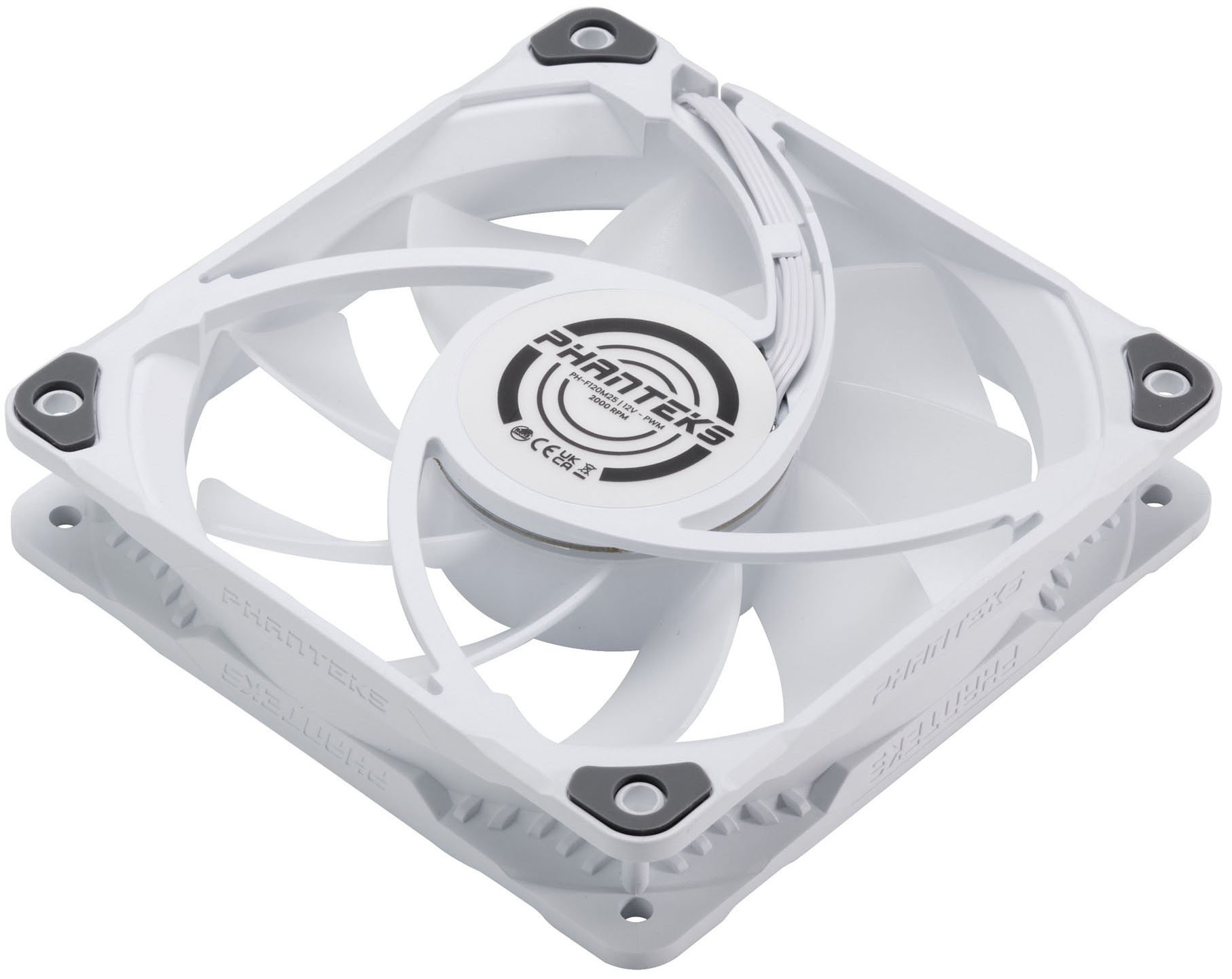 Phanteks - Ventilador Phanteks M25 PWM D-RGB Blanca- 120mm