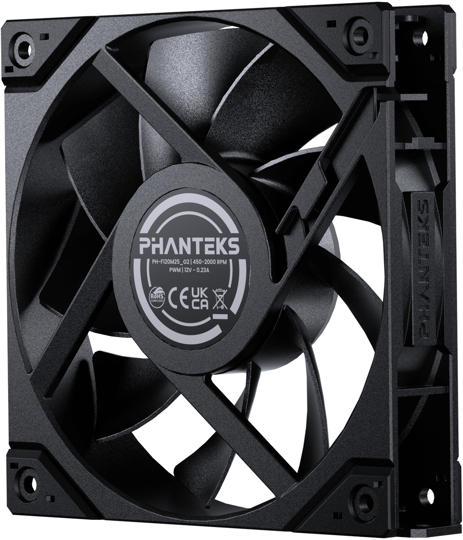 Phanteks - Ventilador Phanteks M25 Gen2 PWM 120mm Negro