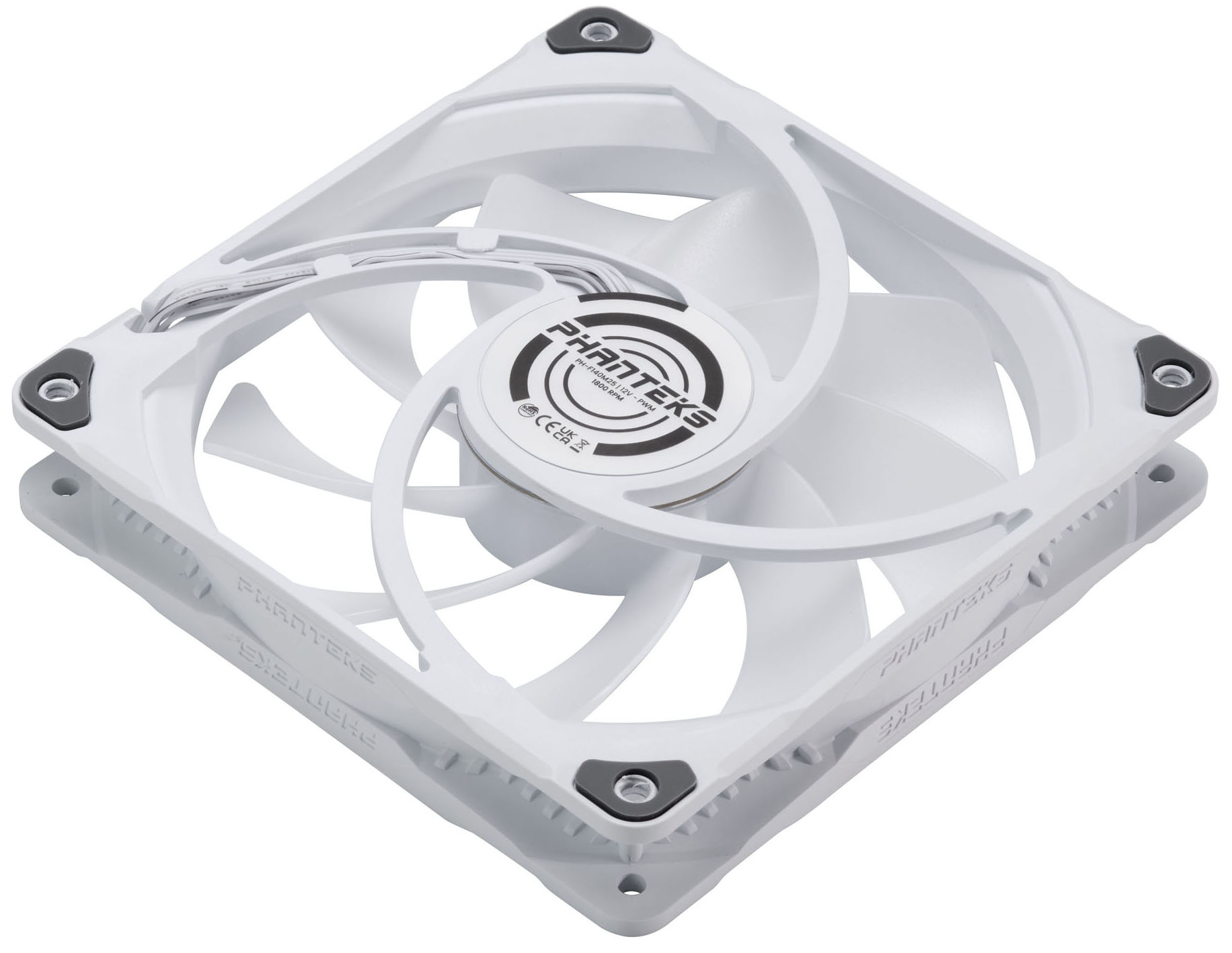 Phanteks - Ventilador Phanteks M25 PWM D-RGB Blanca- 140mm