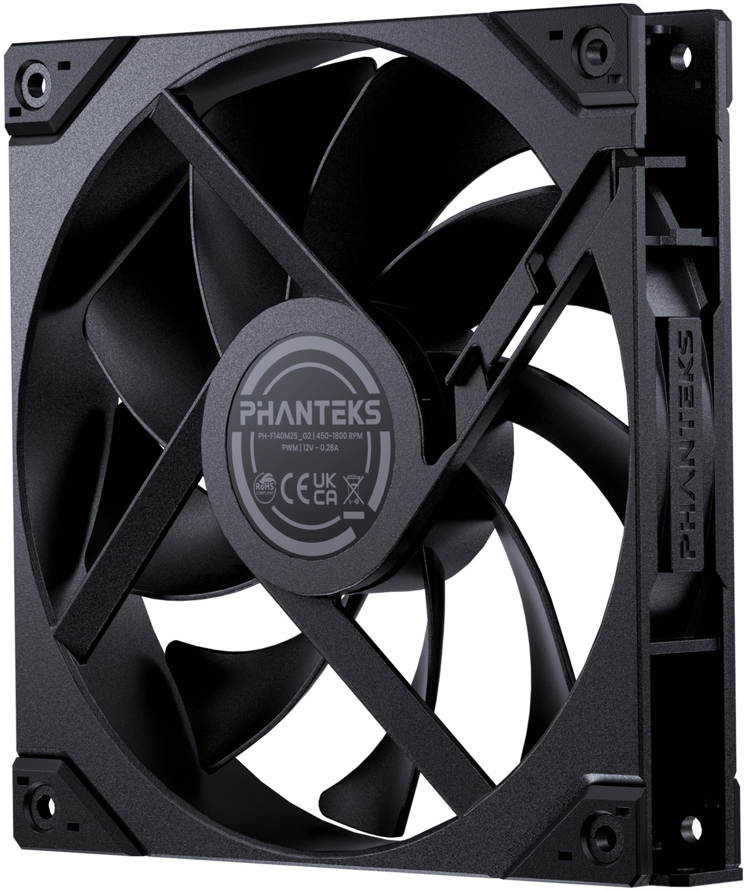 Phanteks - Ventilador Phanteks M25 Gen2 140mm PWM Negro